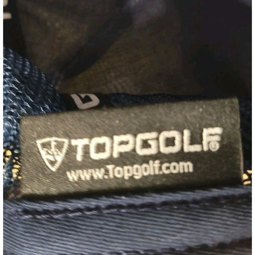 Catch Me At Top Golf Youth Hat Blue Snapback Cap Kids Golfing White TopGolf